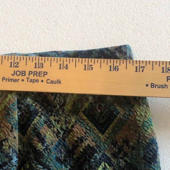 J Jill Size Medium Fully Lined Geometric Print Stretch Skirt - Picture 8 of 13